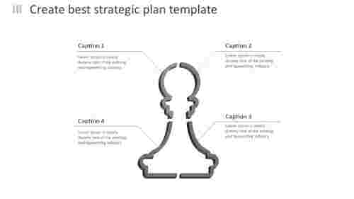 strategic plan template-grey